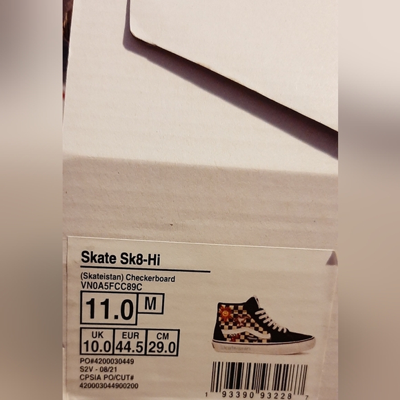 Vans Skate Sk8-Hi Skateistan *NWT in Box* - Picture 12 of 13
